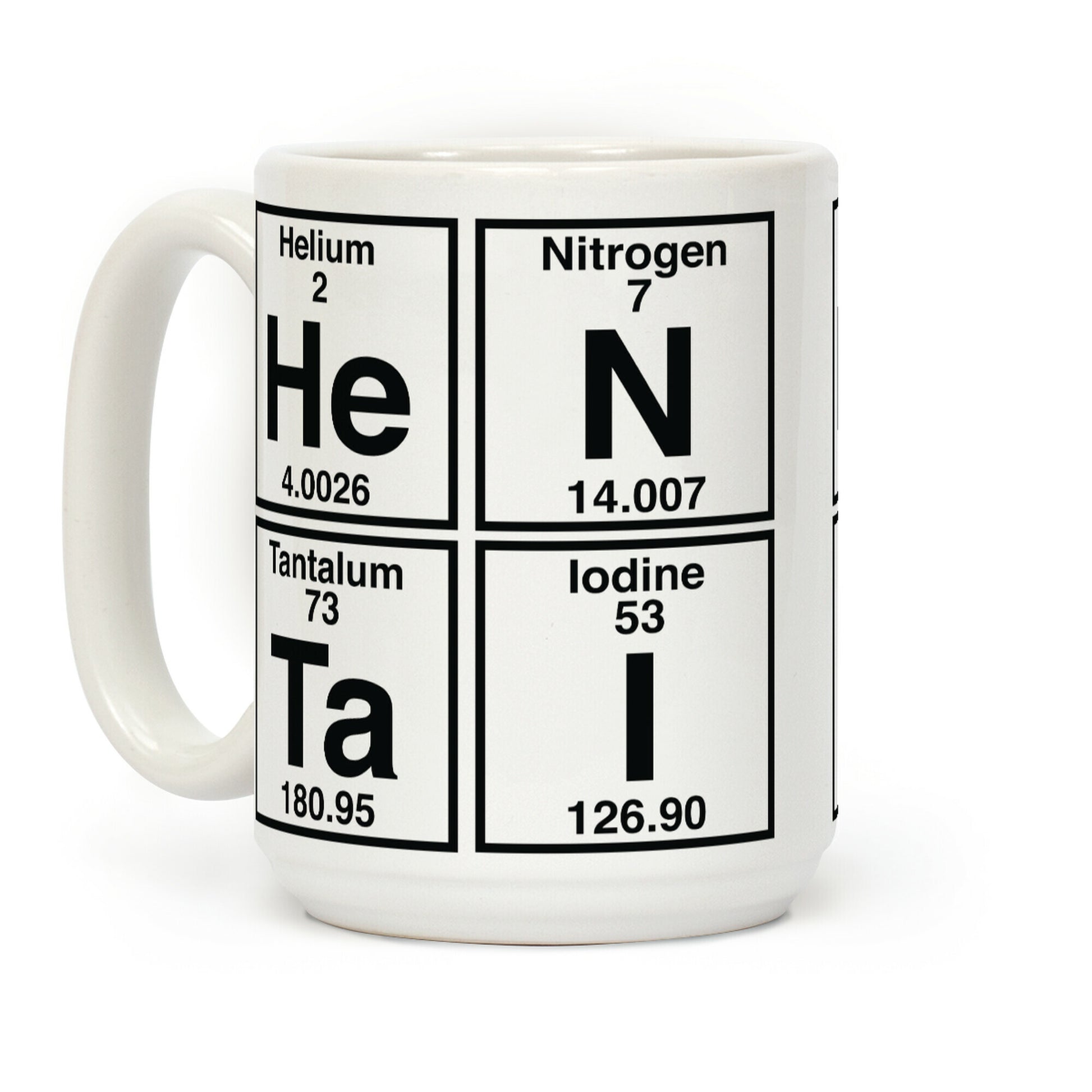 Hentai Periodic Elements Coffee Mug