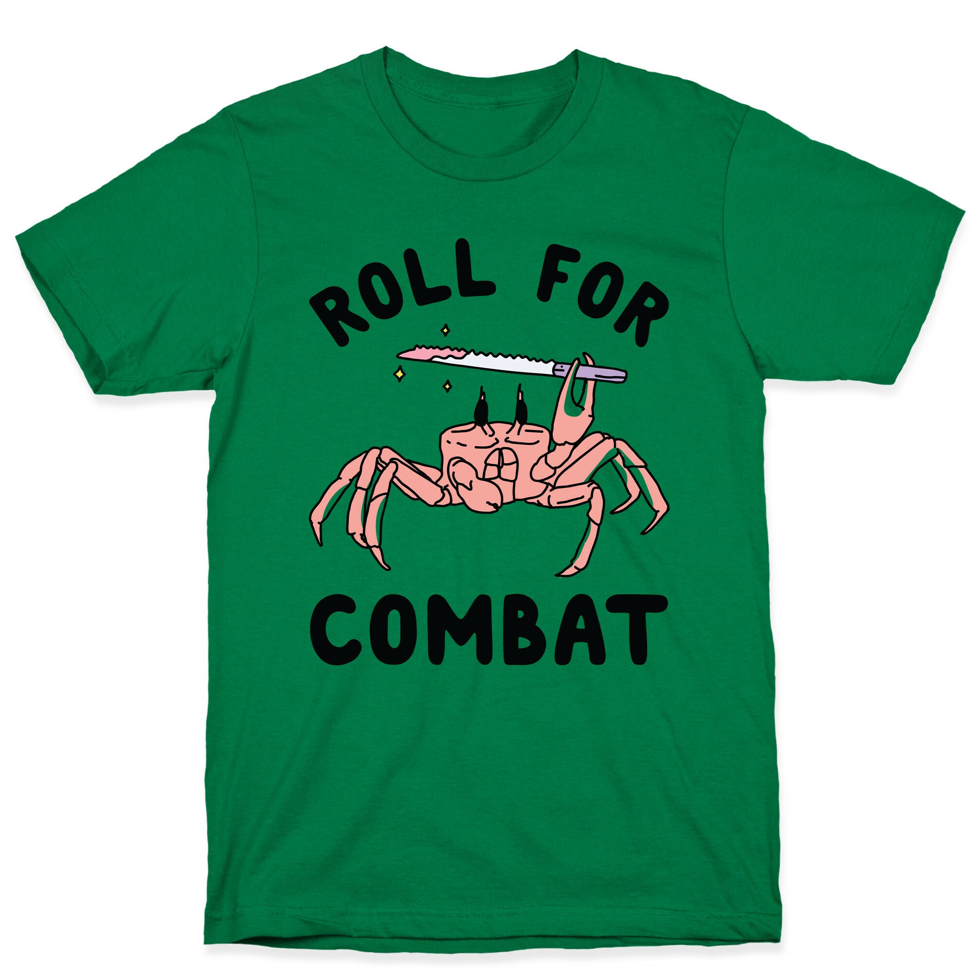 Roll For Combat Knife Crab T-Shirt