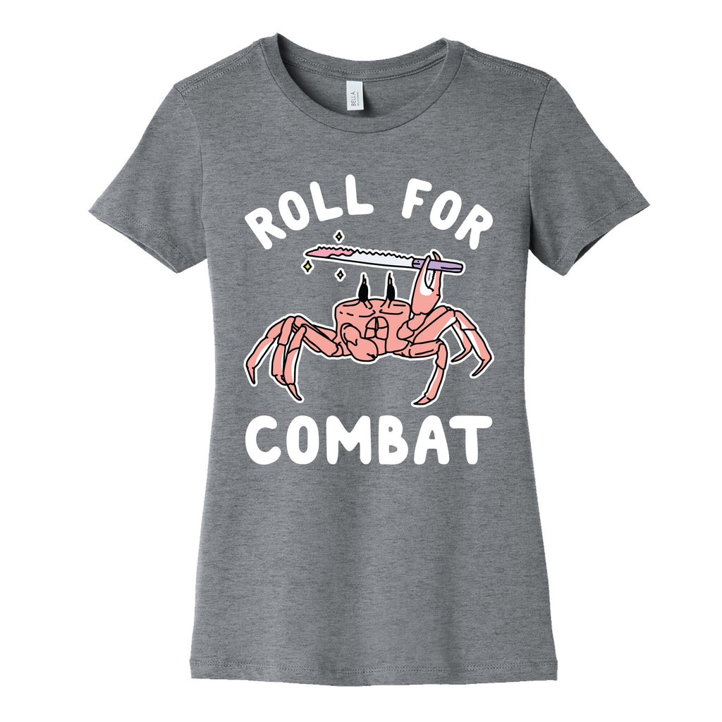 Roll For Combat Knife Crab Women's Cotton Tee