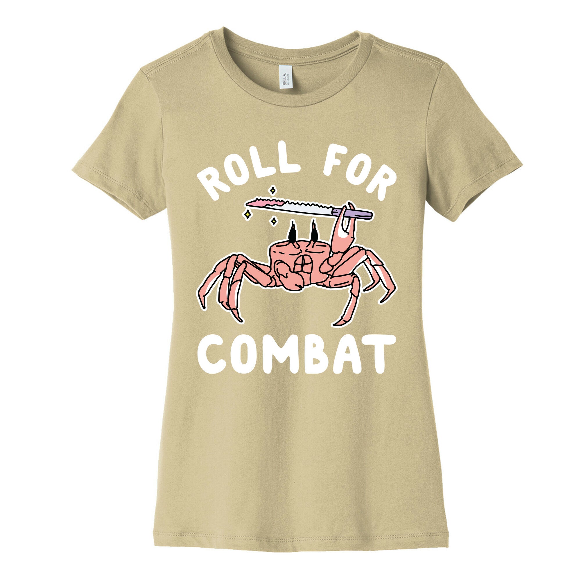 Roll For Combat Knife Crab Women's Cotton Tee