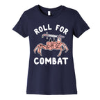 Roll For Combat Knife Crab Women's Cotton Tee