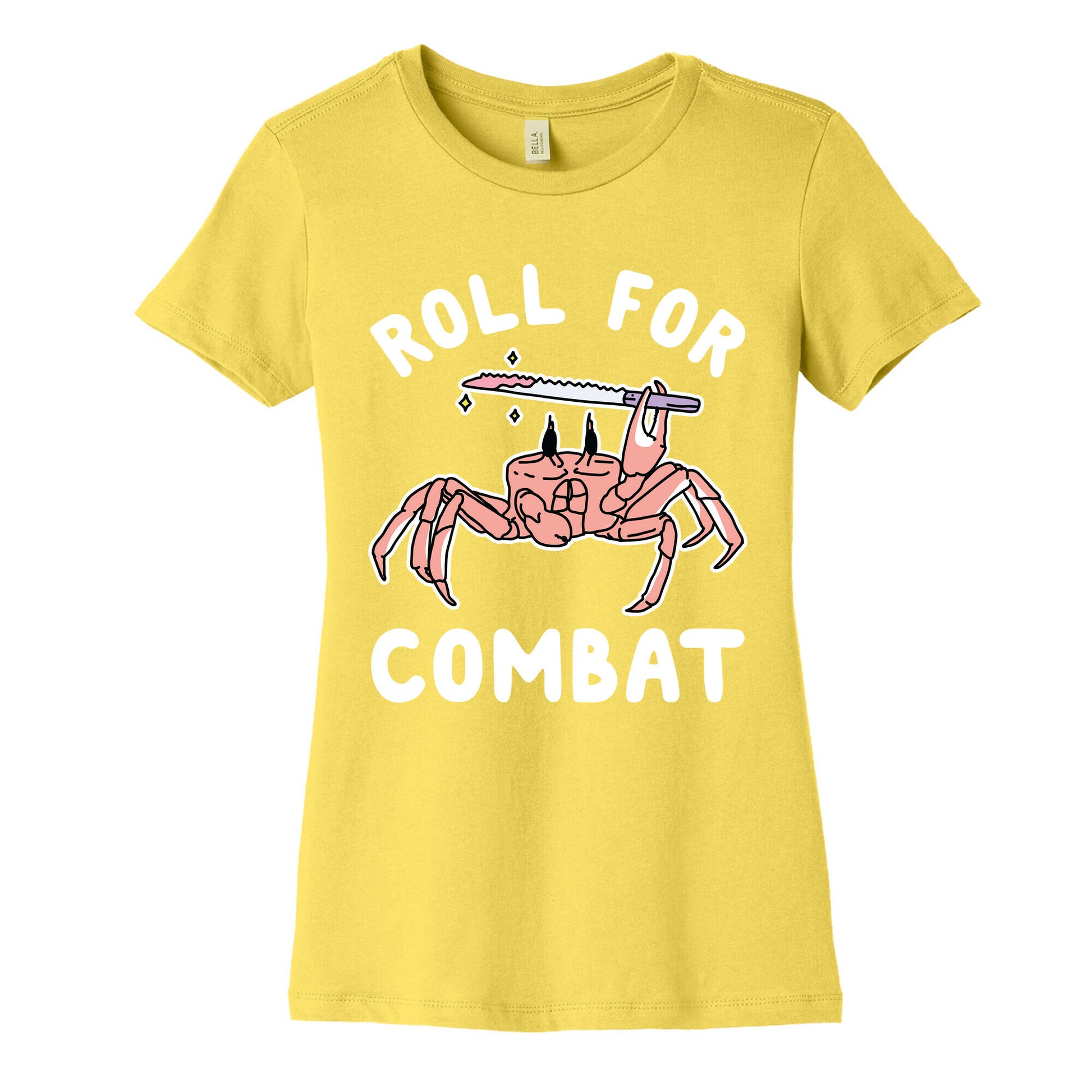 Roll For Combat Knife Crab Women's Cotton Tee