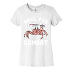 Roll For Combat Knife Crab Women's Cotton Tee