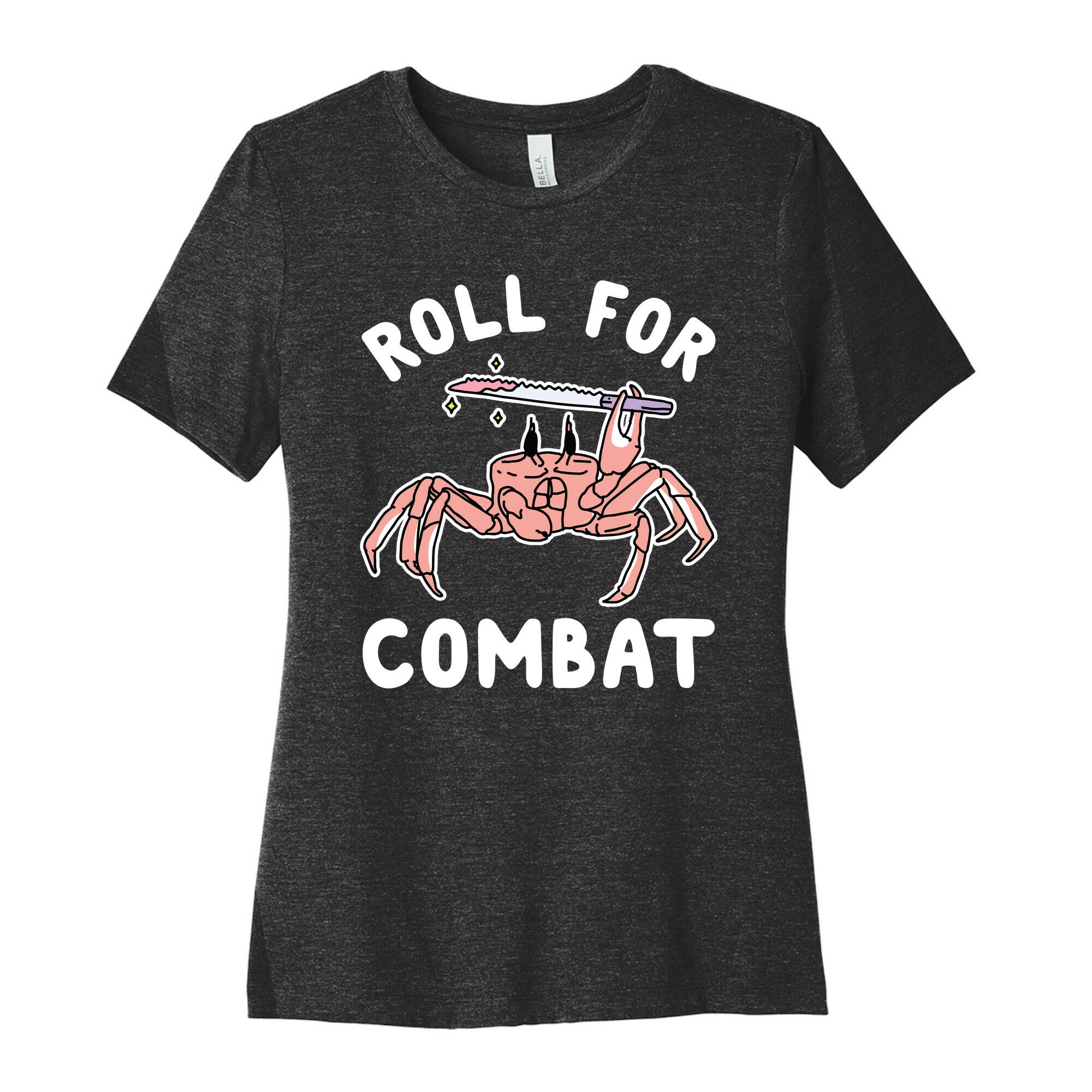 Roll For Combat Knife Crab Women's Cotton Tee