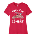 Roll For Combat Knife Crab Women's Cotton Tee