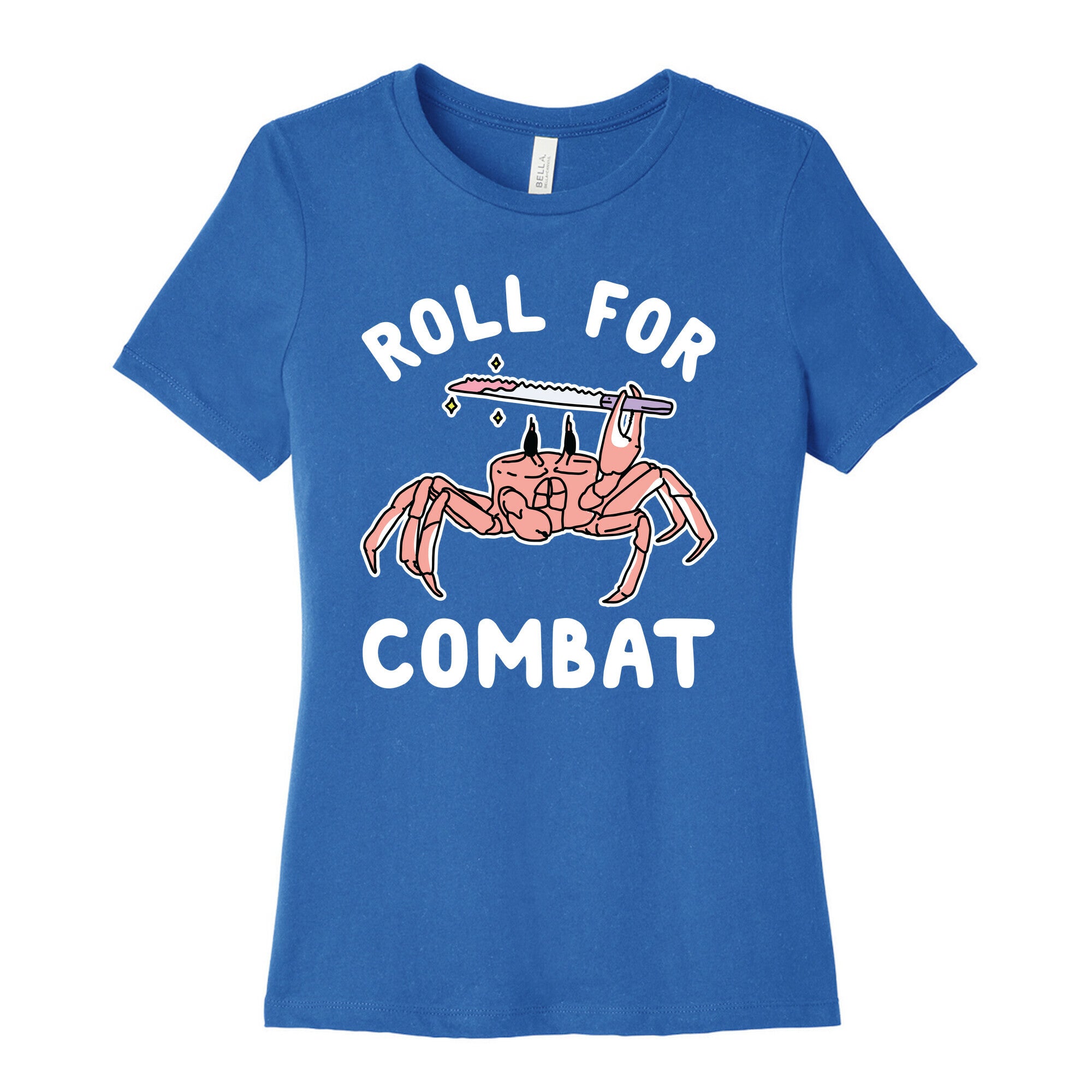 Roll For Combat Knife Crab Women's Cotton Tee