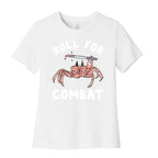 Roll For Combat Knife Crab Women's Cotton Tee