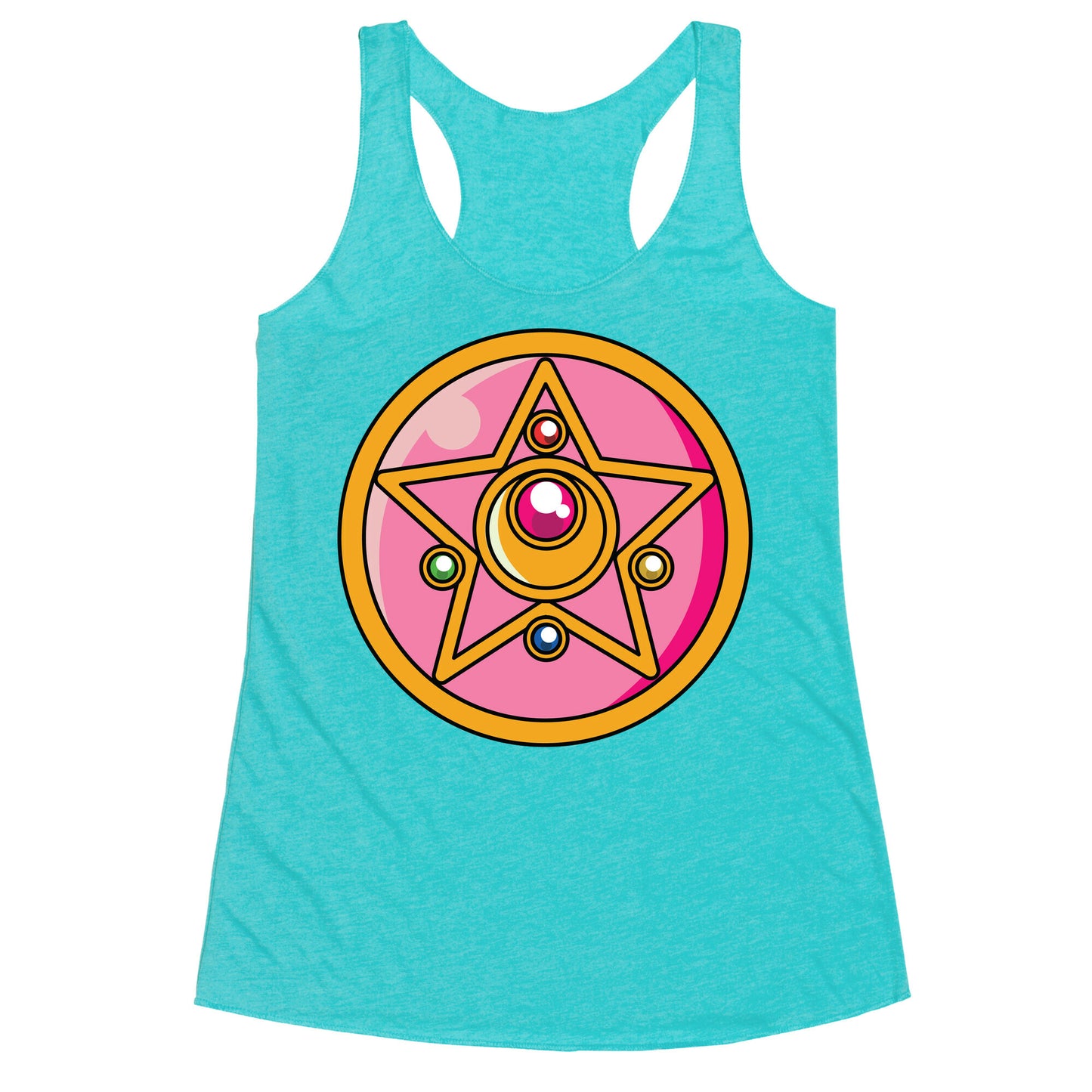 Sailor Moon Crystal Star Brooch Racerback Tank