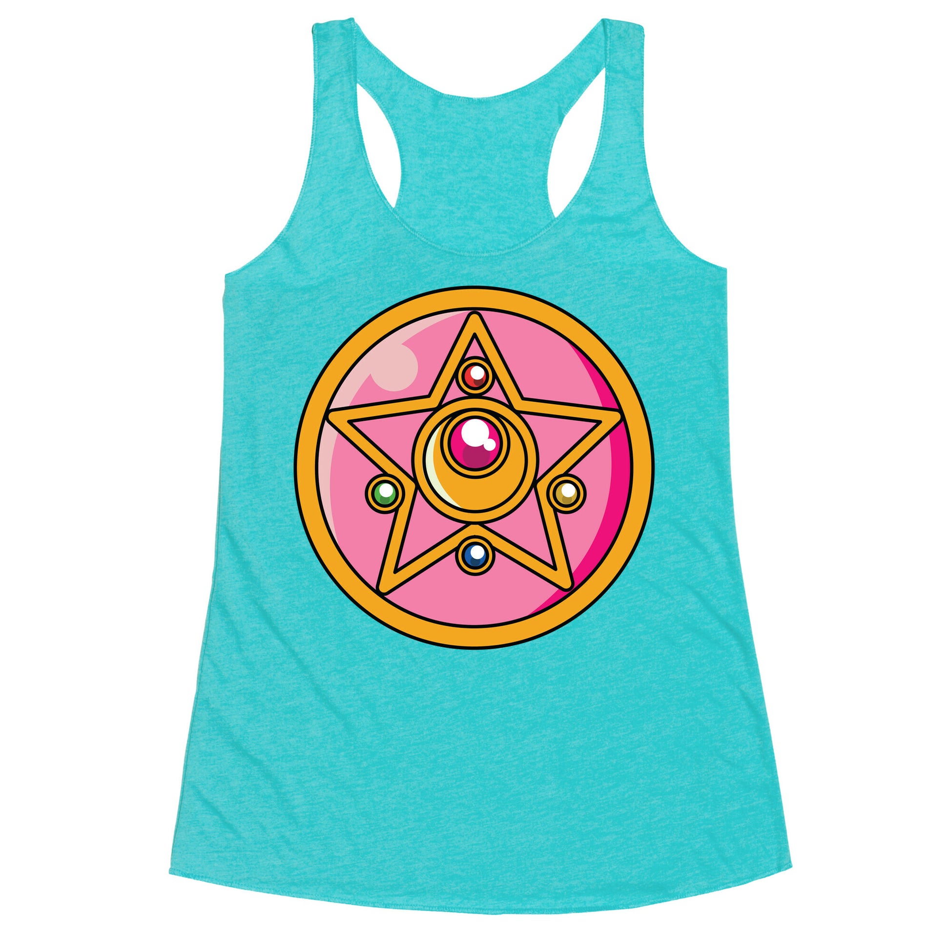 Sailor Moon Crystal Star Brooch Racerback Tank