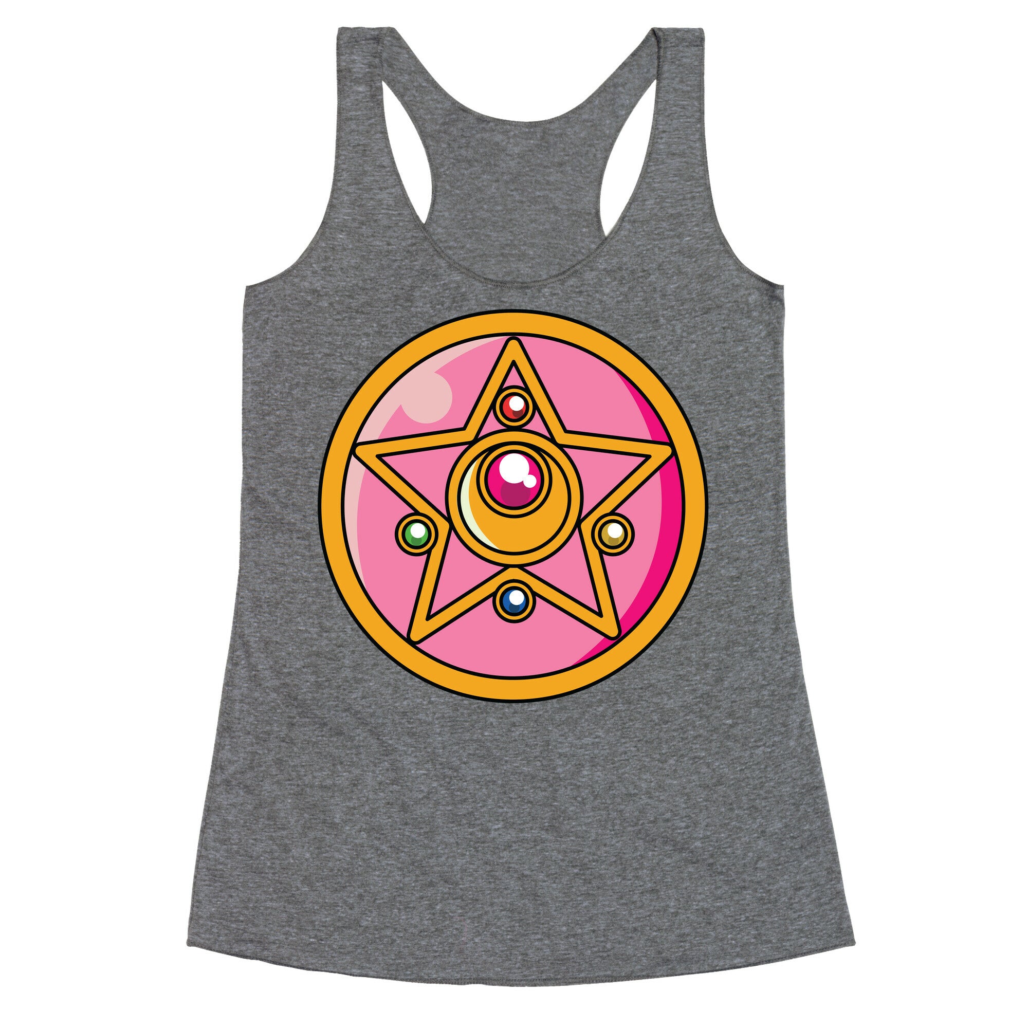 Sailor Moon Crystal Star Brooch Racerback Tank