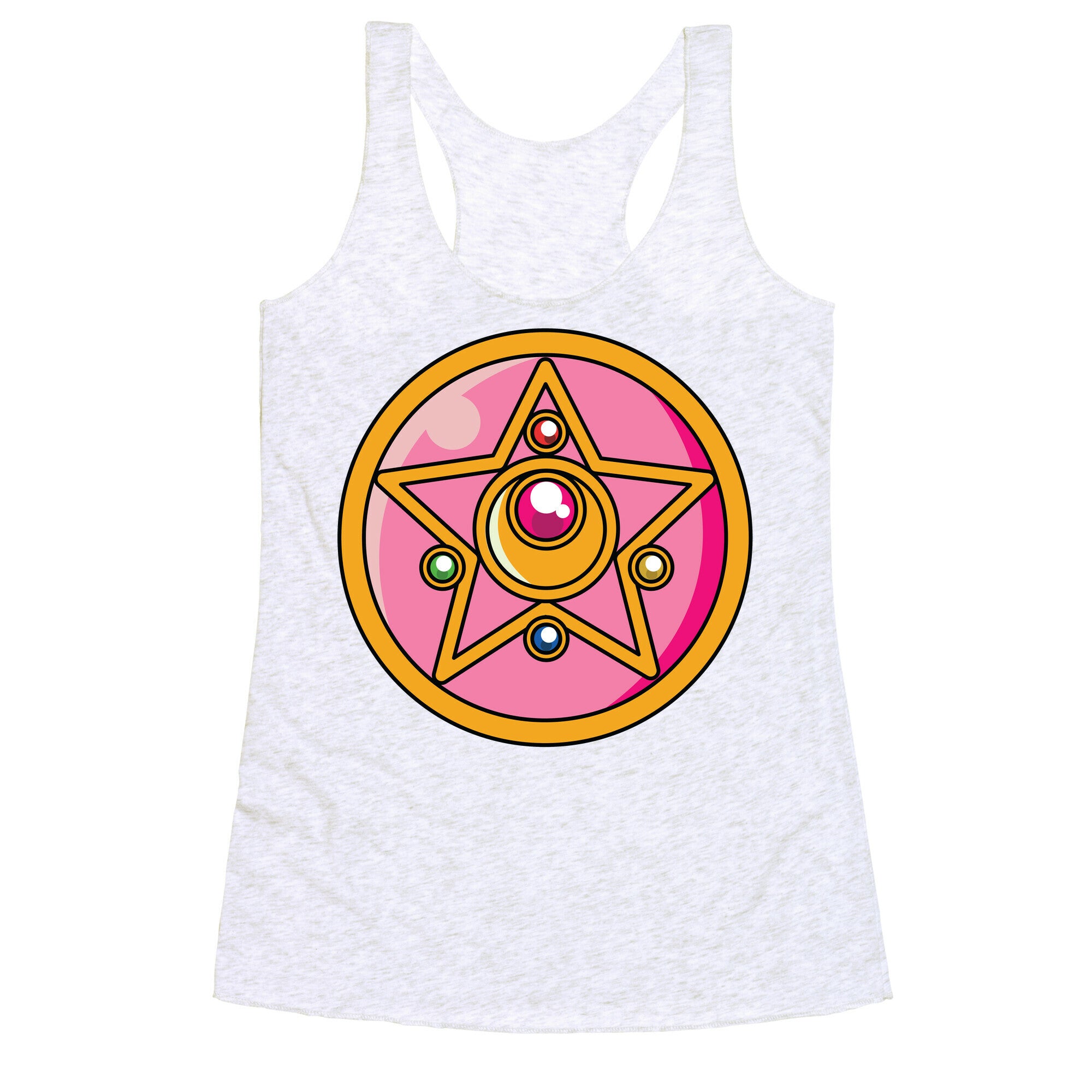 Sailor Moon Crystal Star Brooch Racerback Tank