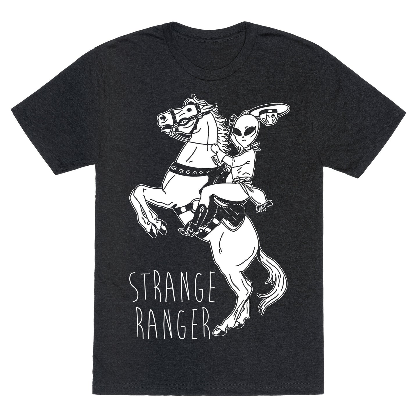 Strange Ranger Cowboy Alien Unisex Triblend Tee