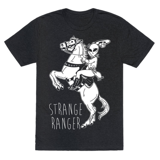 Strange Ranger Cowboy Alien Unisex Triblend Tee