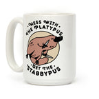 Mess With The Platypus Get the Stabbypus Coffee Mug