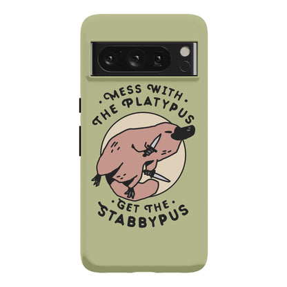 Mess With The Platypus Get the Stabbypus Phone Case