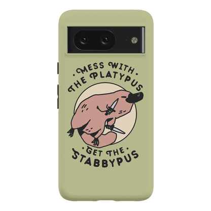 Mess With The Platypus Get the Stabbypus Phone Case