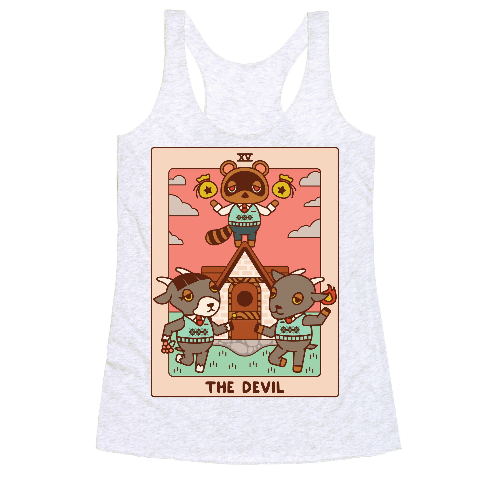 The Devil Tom Nook Racerback Tank