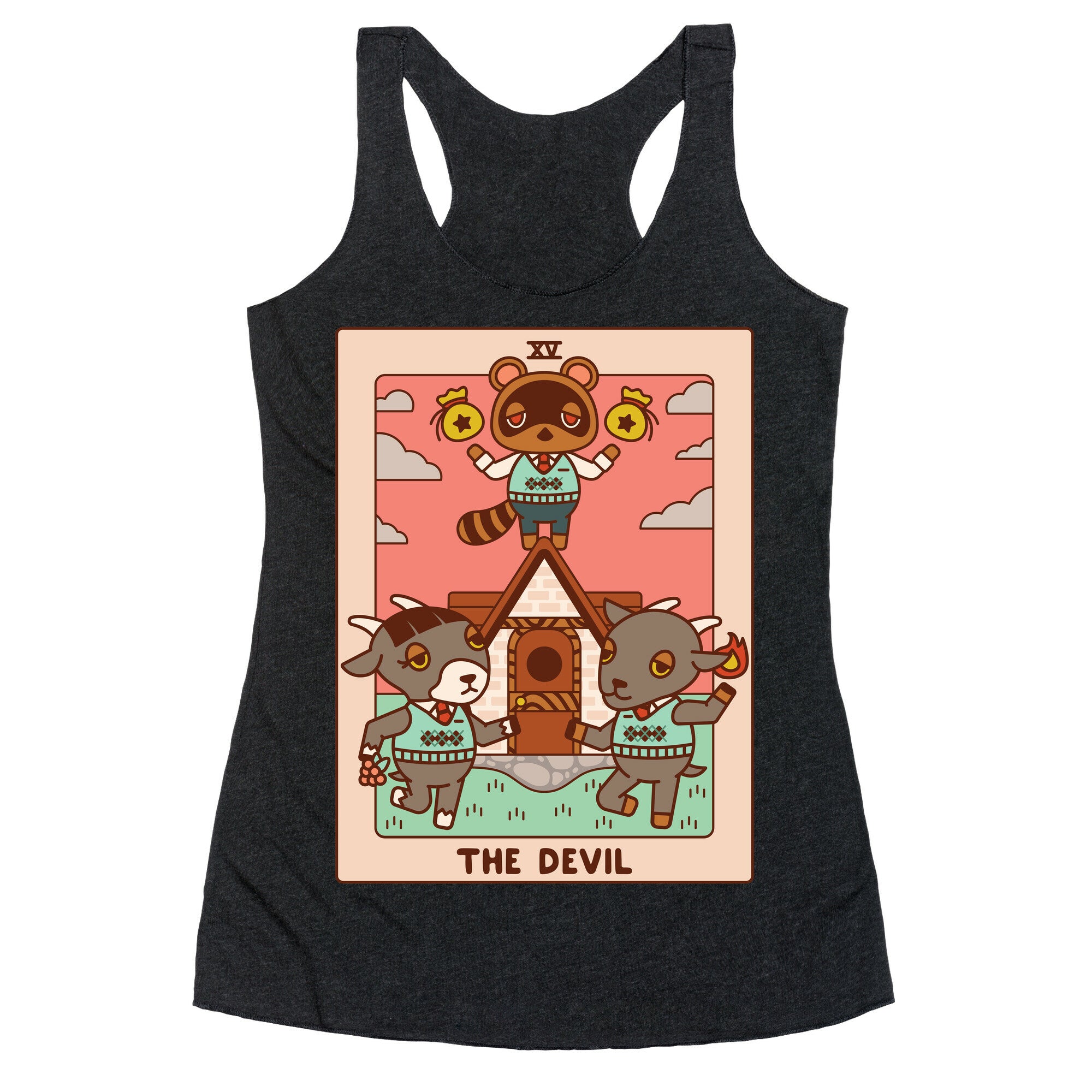 The Devil Tom Nook Racerback Tank