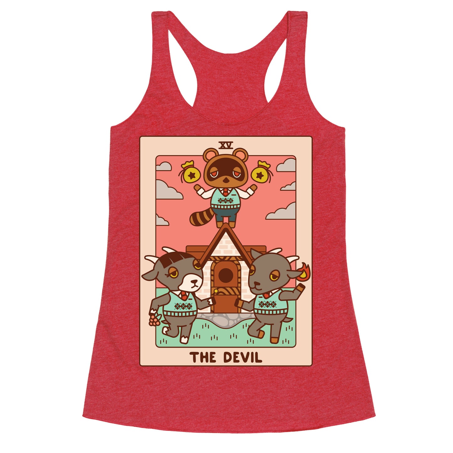 The Devil Tom Nook Racerback Tank