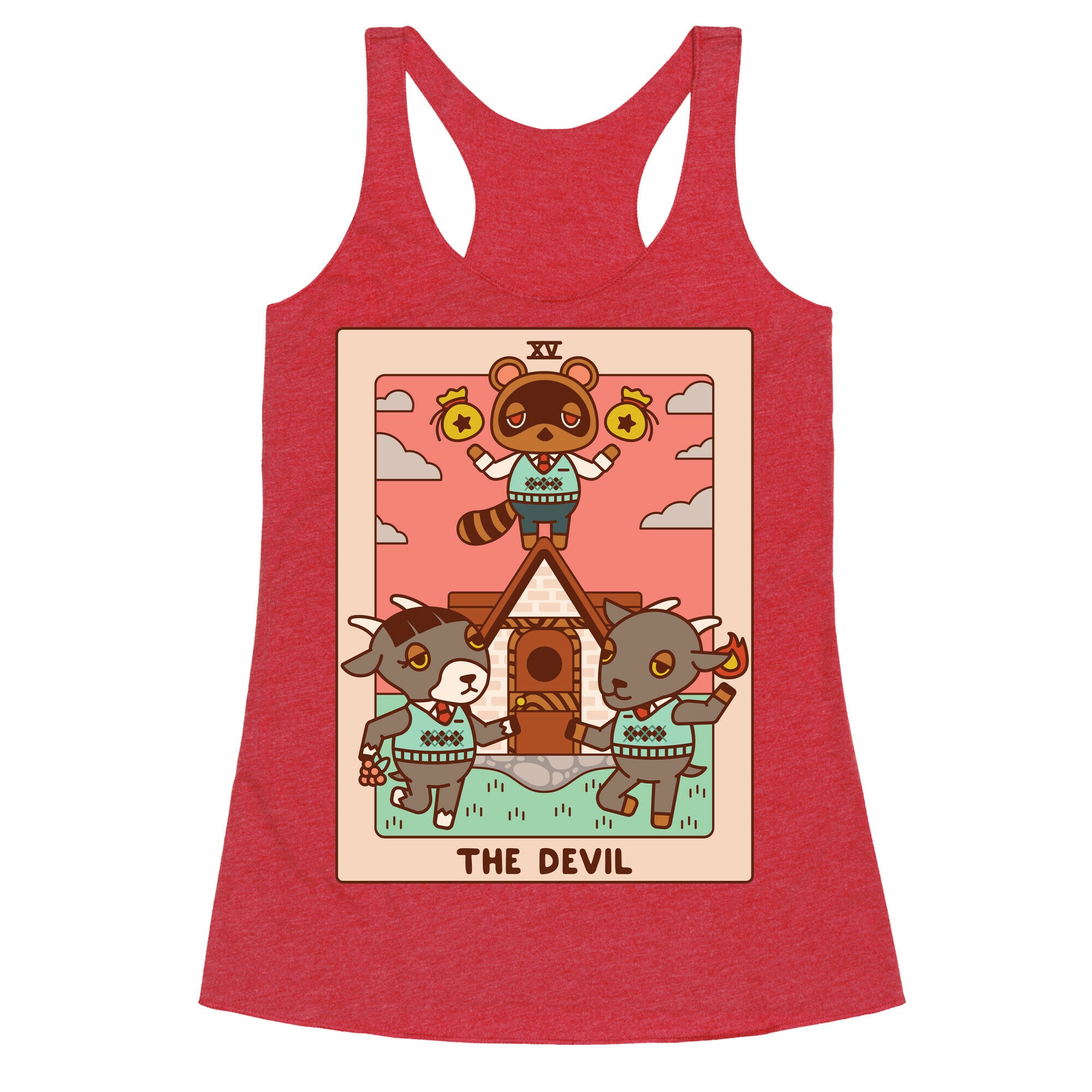 The Devil Tom Nook Racerback Tank