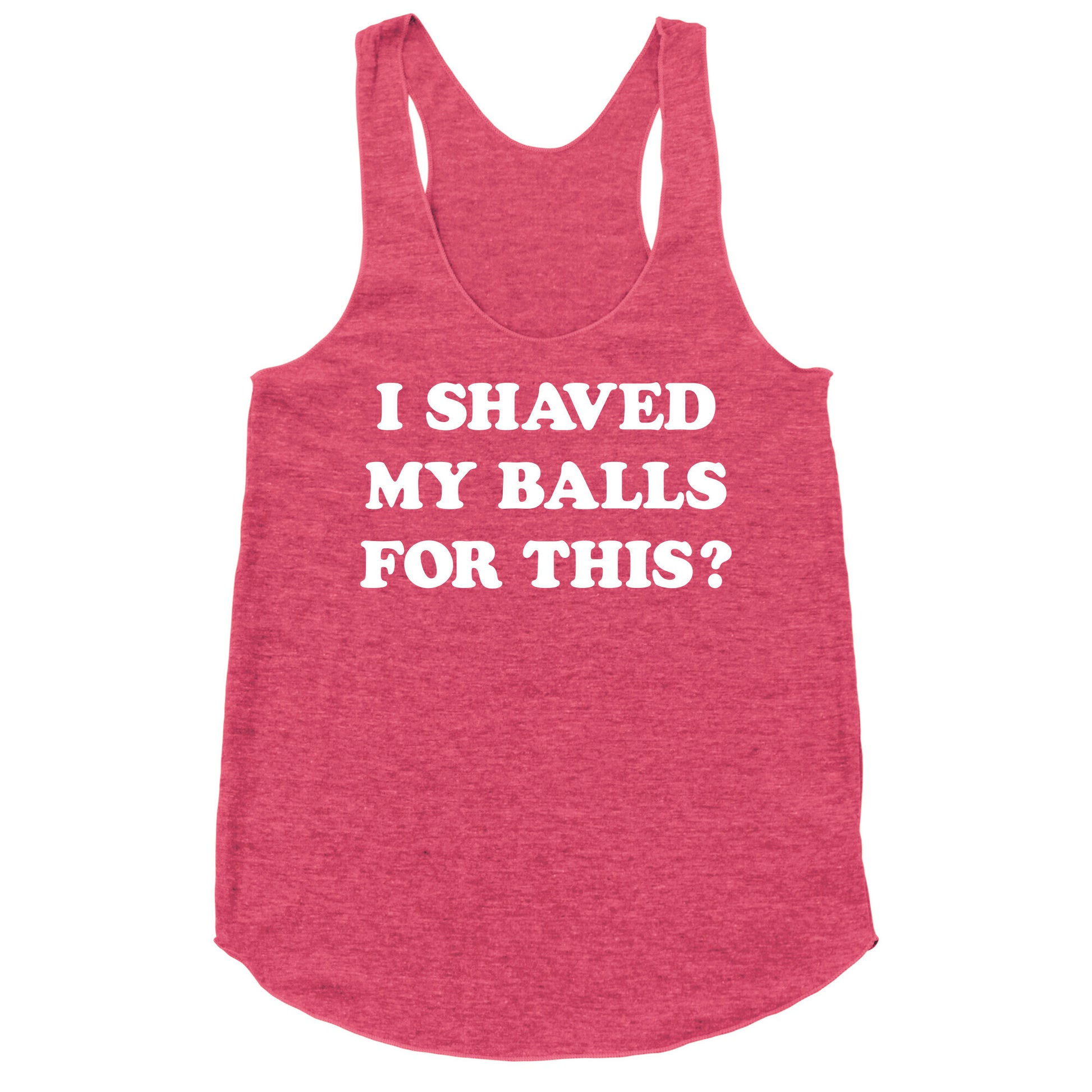 I Shaved My Balls For This? Renee Montoya Racerback Tank