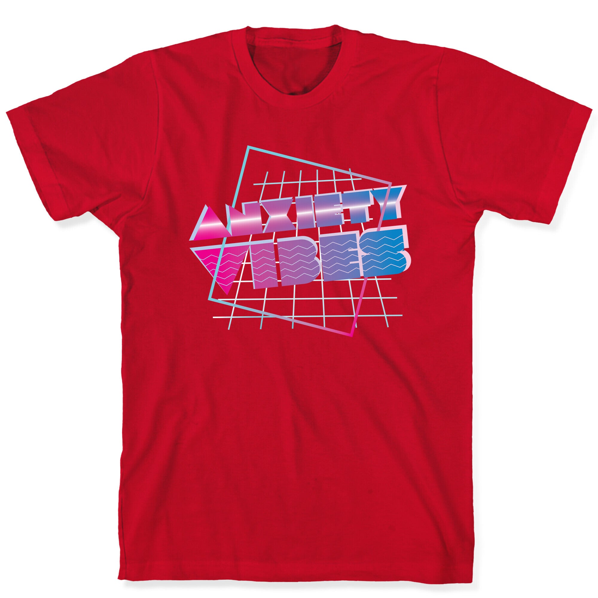 Anxiety Vibes Vaporwave T-Shirt