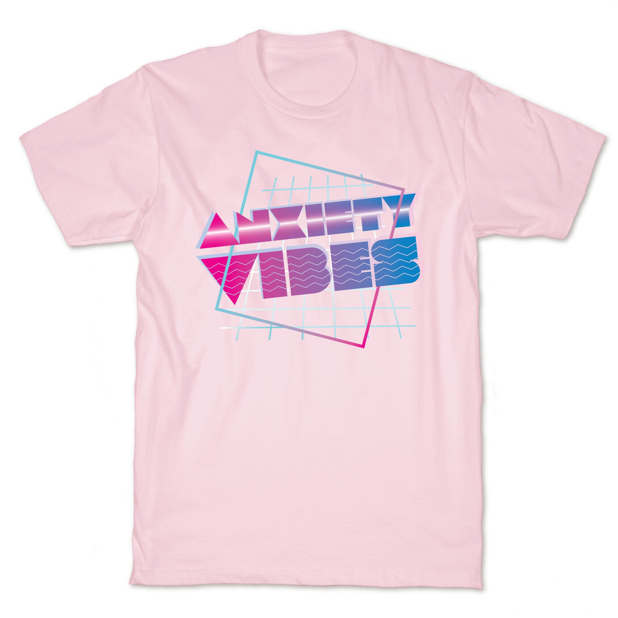 Anxiety Vibes Vaporwave T-Shirt