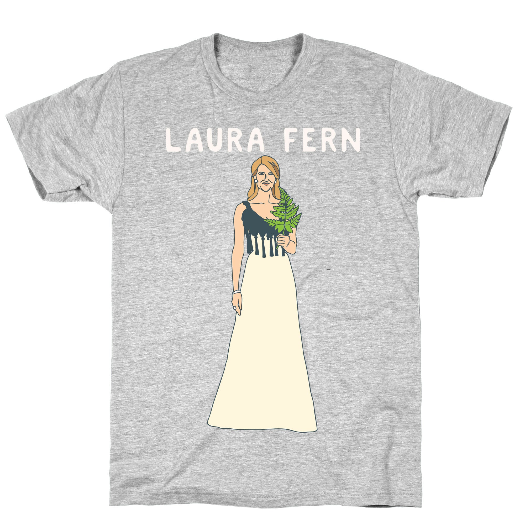 Laura Fern Parody White Print T-Shirt