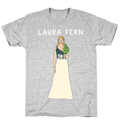 Laura Fern Parody White Print T-Shirt