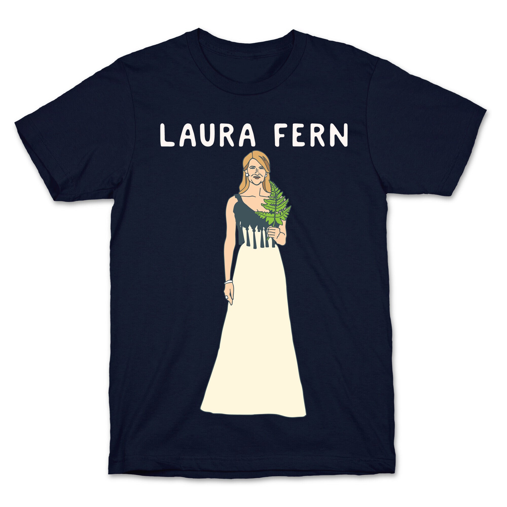 Laura Fern Parody White Print T-Shirt