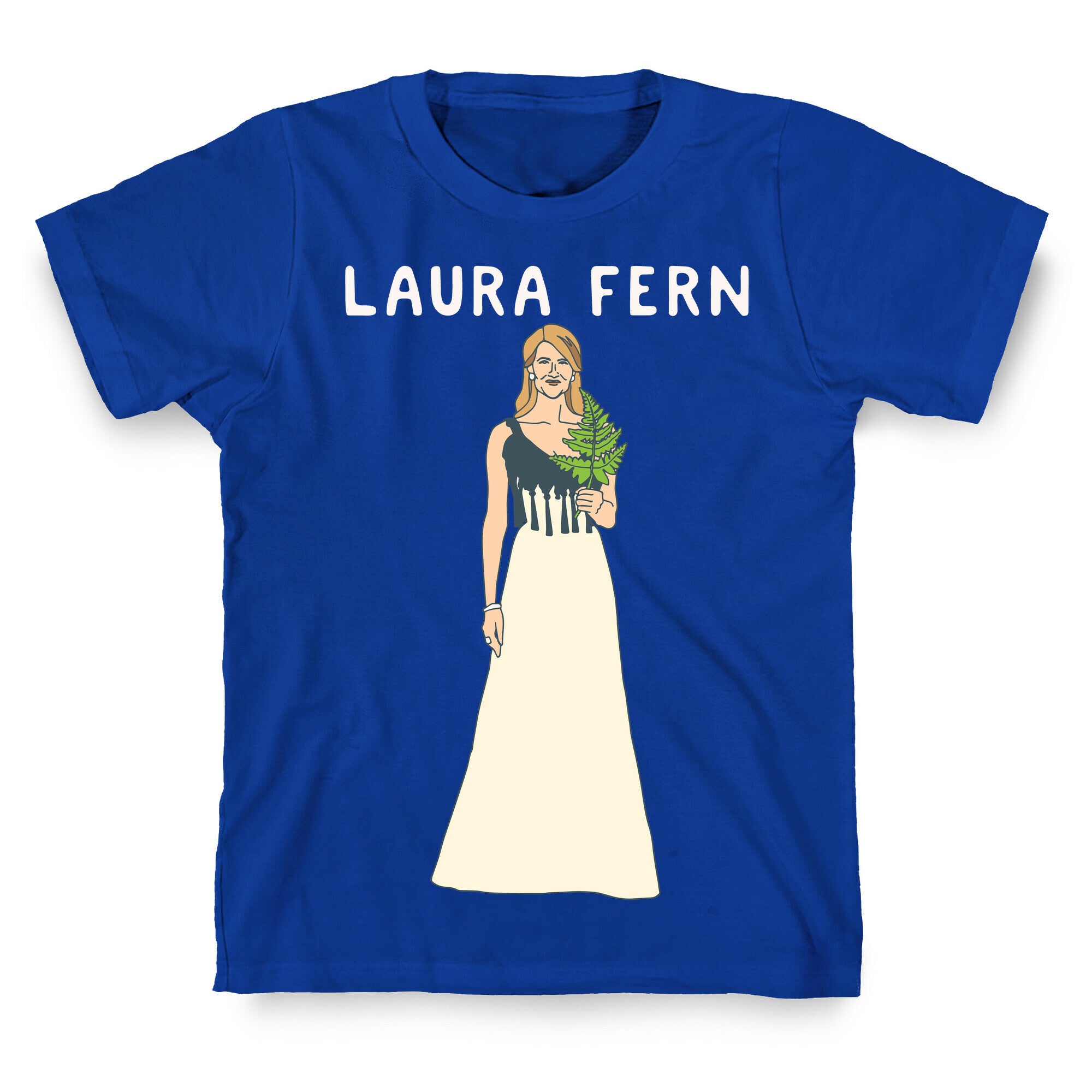 Laura Fern Parody White Print T-Shirt