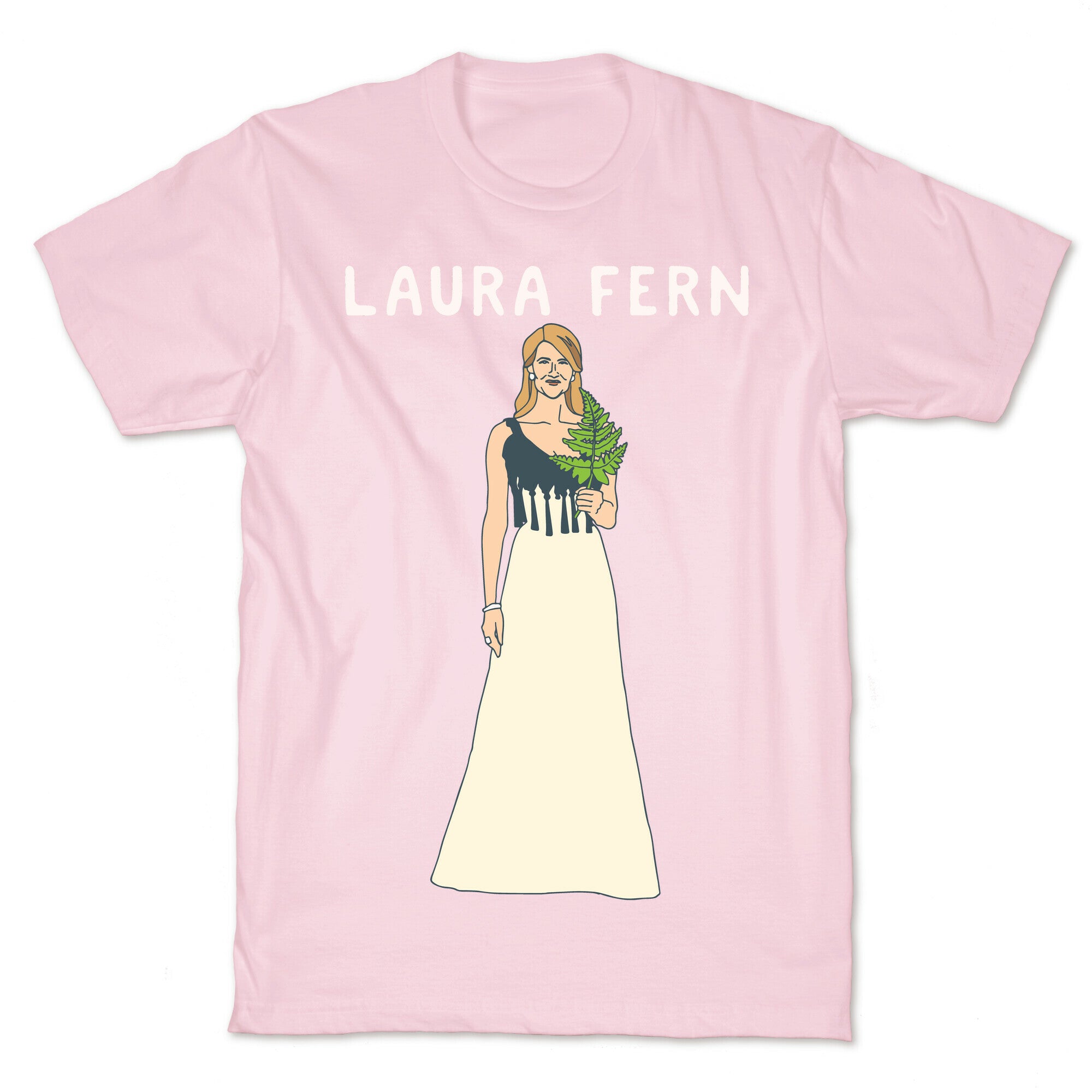 Laura Fern Parody White Print T-Shirt