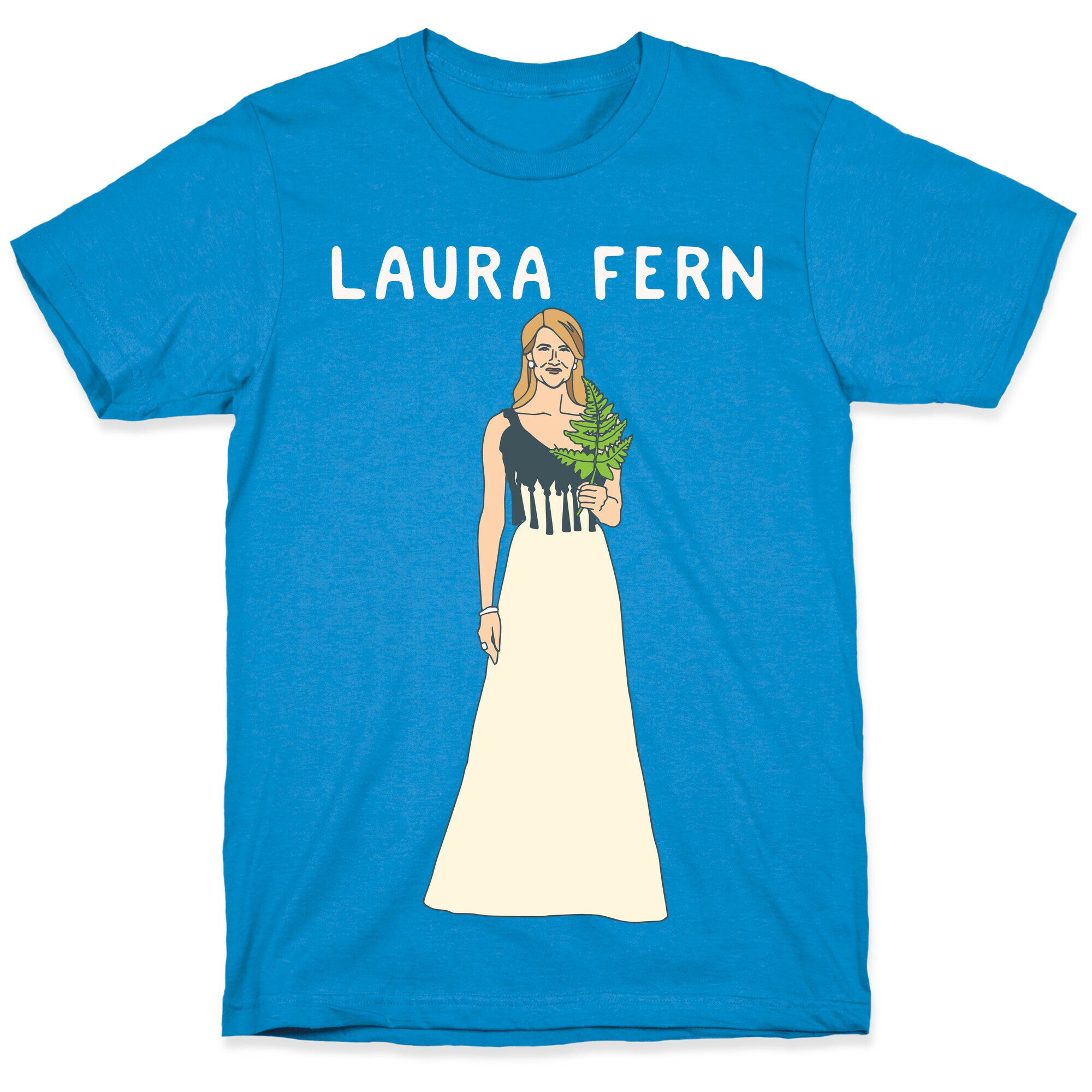Laura Fern Parody White Print T-Shirt