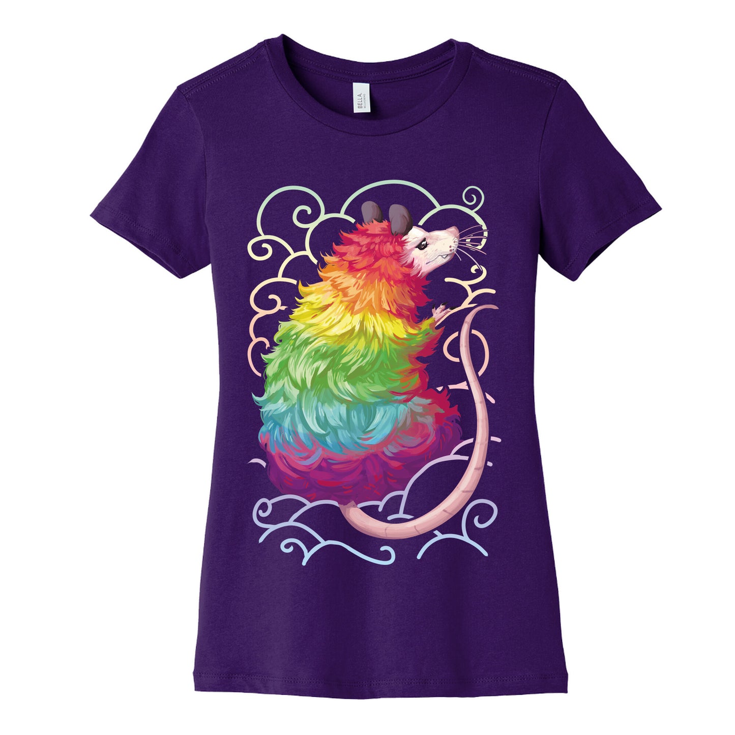 Rainbow Possum Women's Cotton Tee