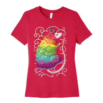 Rainbow Possum Women's Cotton Tee