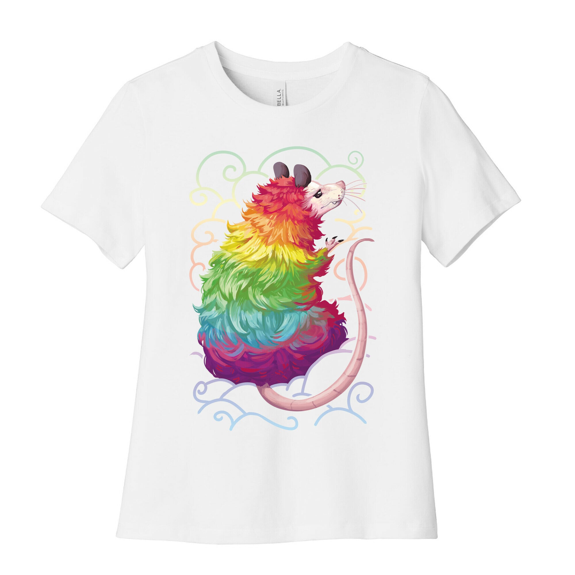 Rainbow Possum Women's Cotton Tee