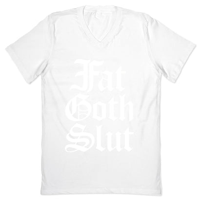 Fat Goth Slut V-Neck