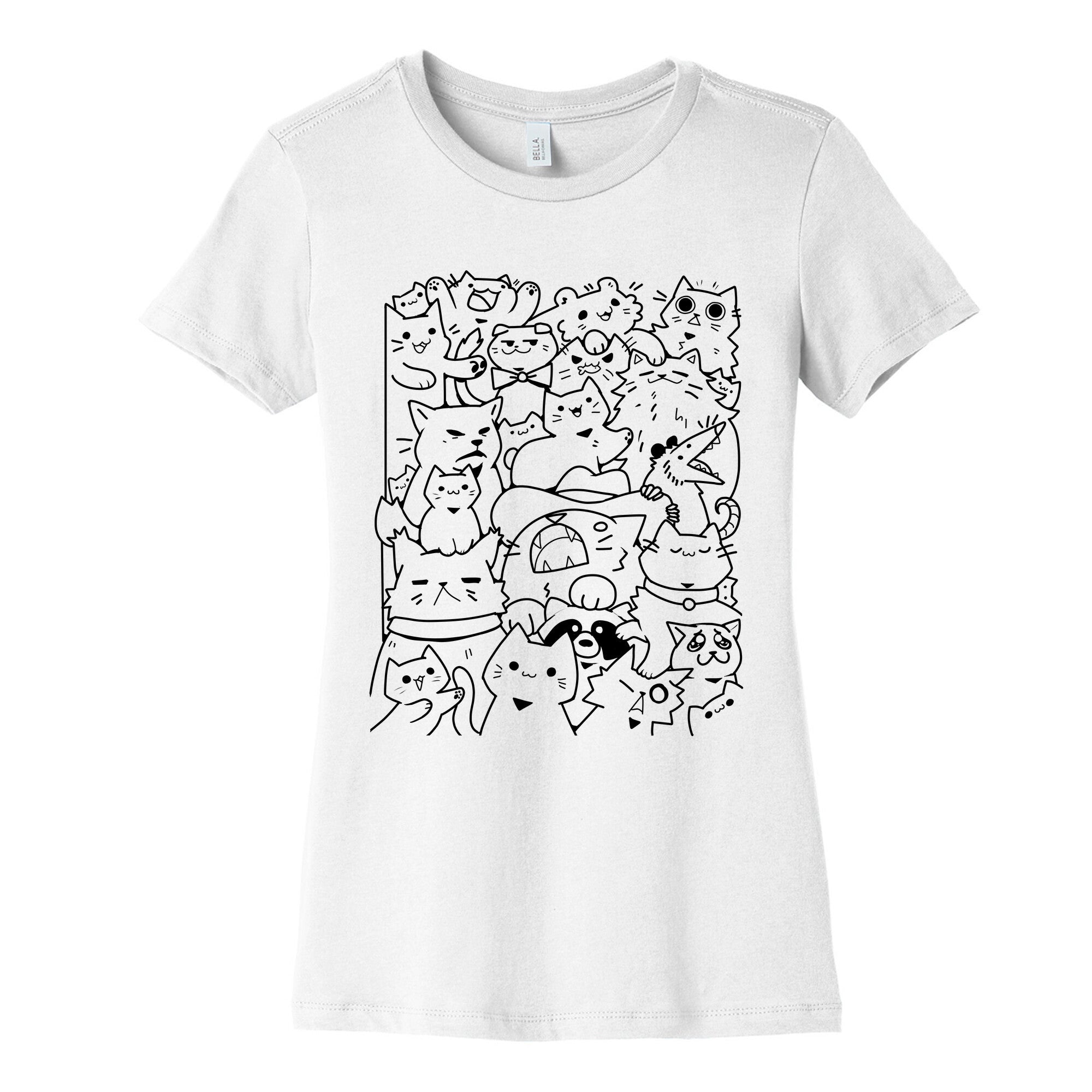 CATS CATS CATS! Women's Cotton Tee