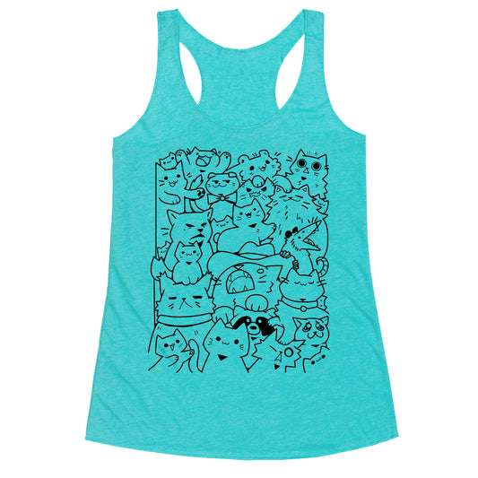 CATS CATS CATS! Racerback Tank