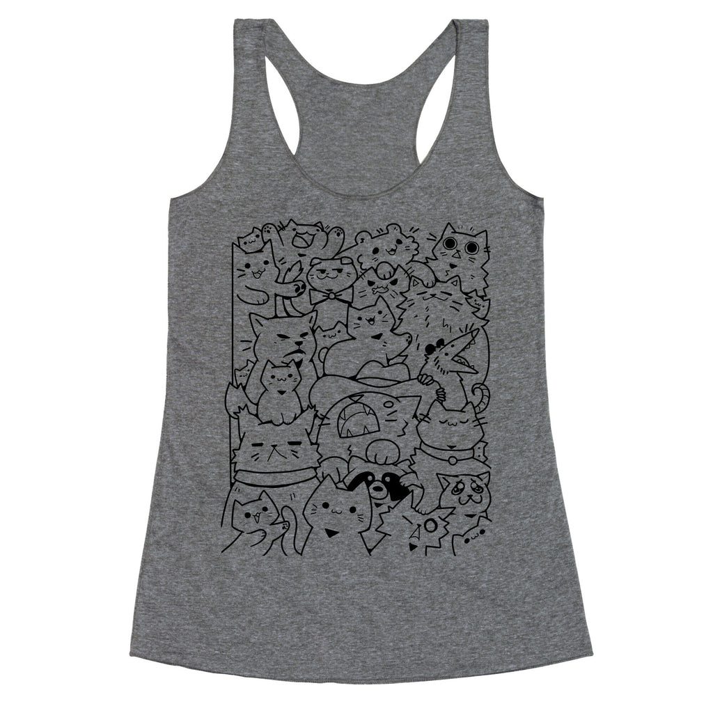 CATS CATS CATS! Racerback Tank