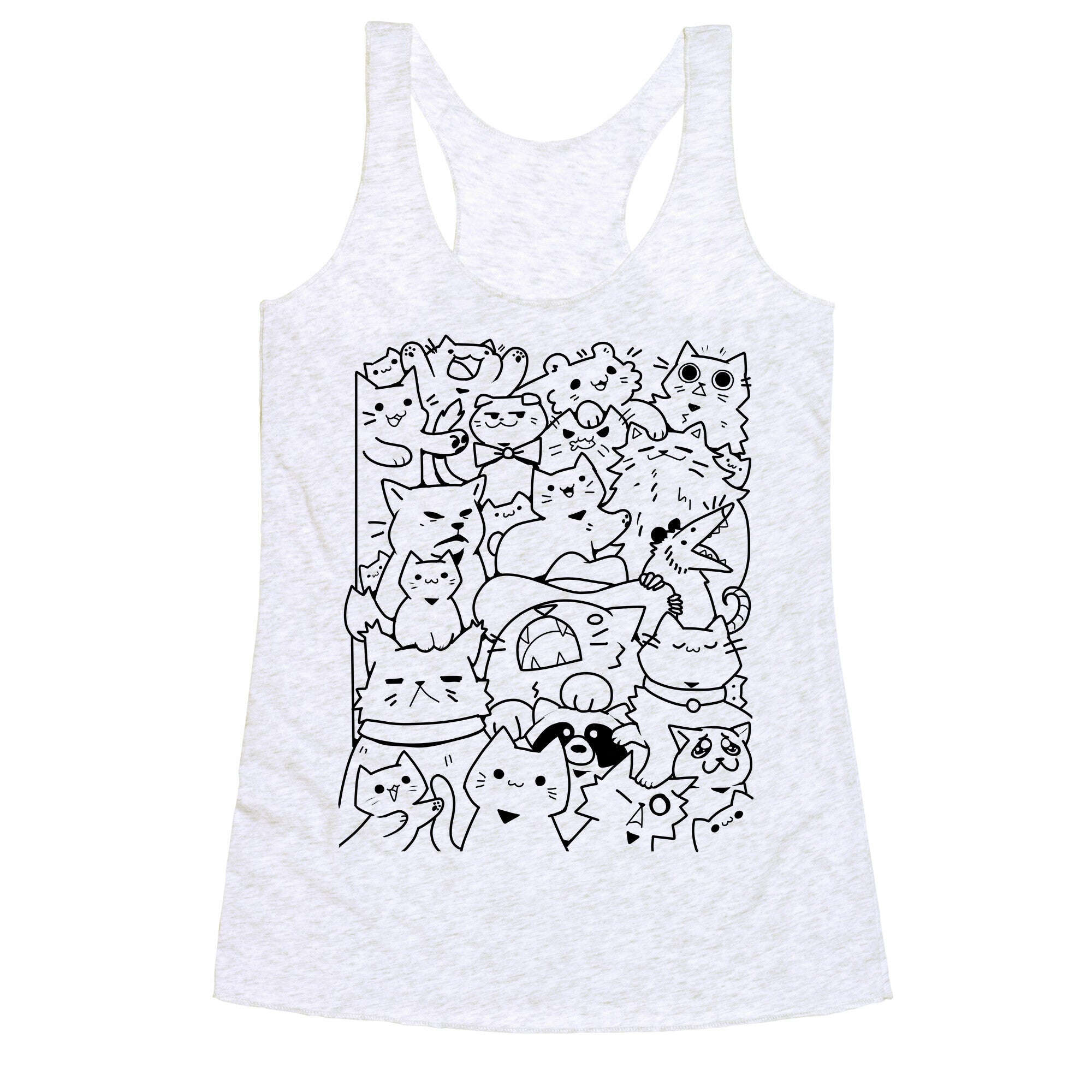 CATS CATS CATS! Racerback Tank