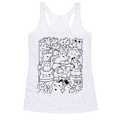 CATS CATS CATS! Racerback Tank