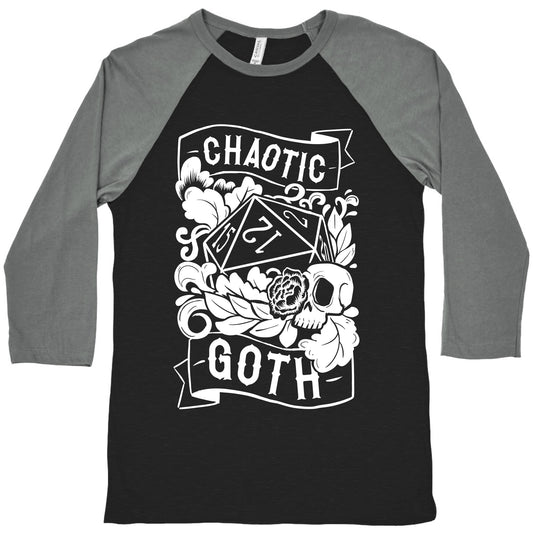 Chaotic Goth Baseball Tee