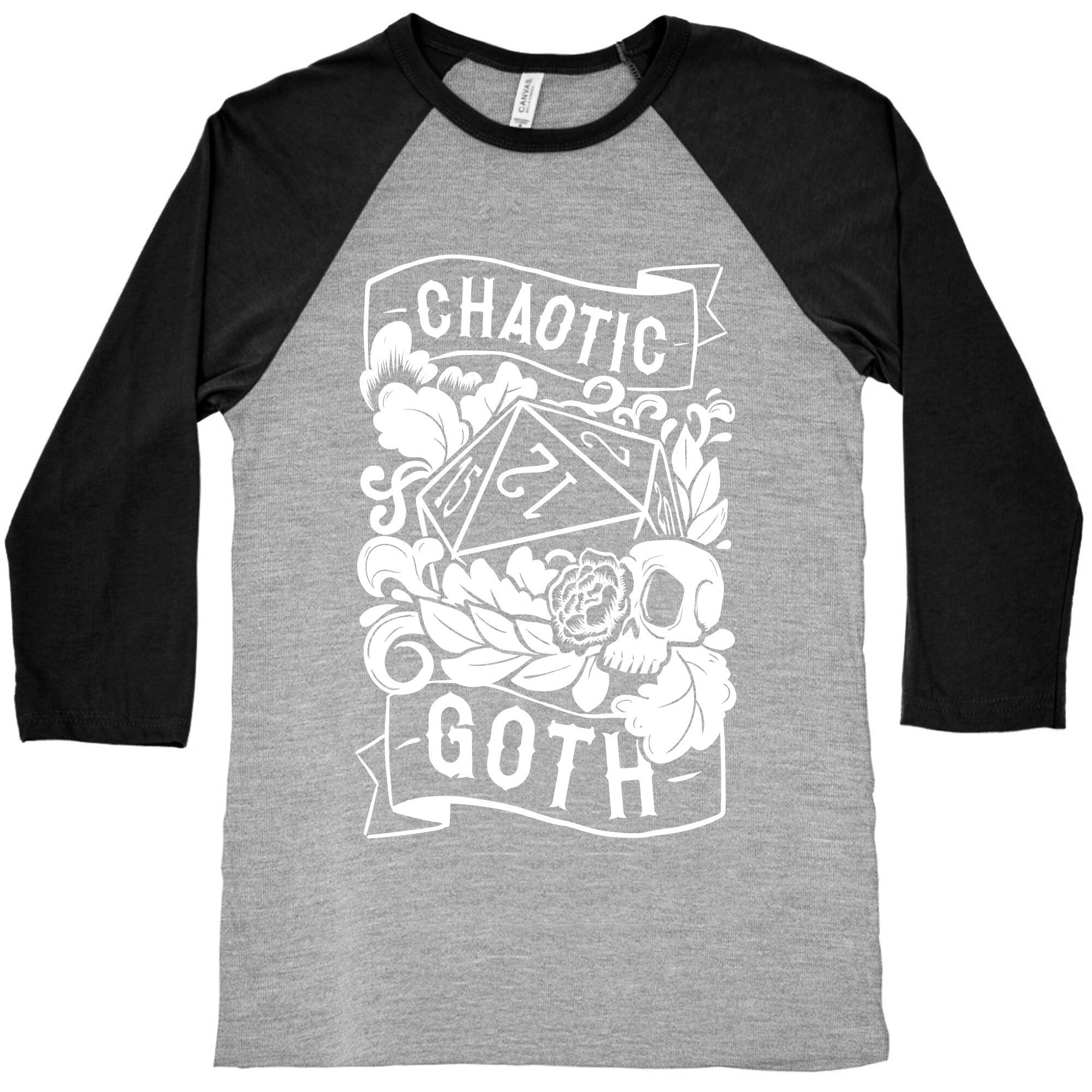Chaotic Goth Baseball Tee