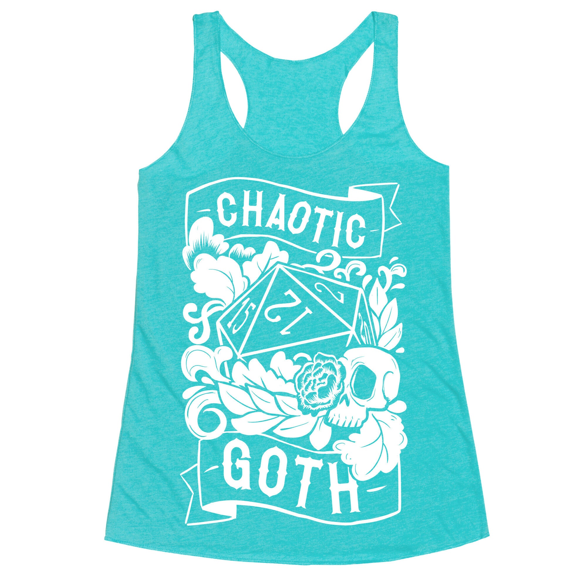 Chaotic Goth Racerback Tank