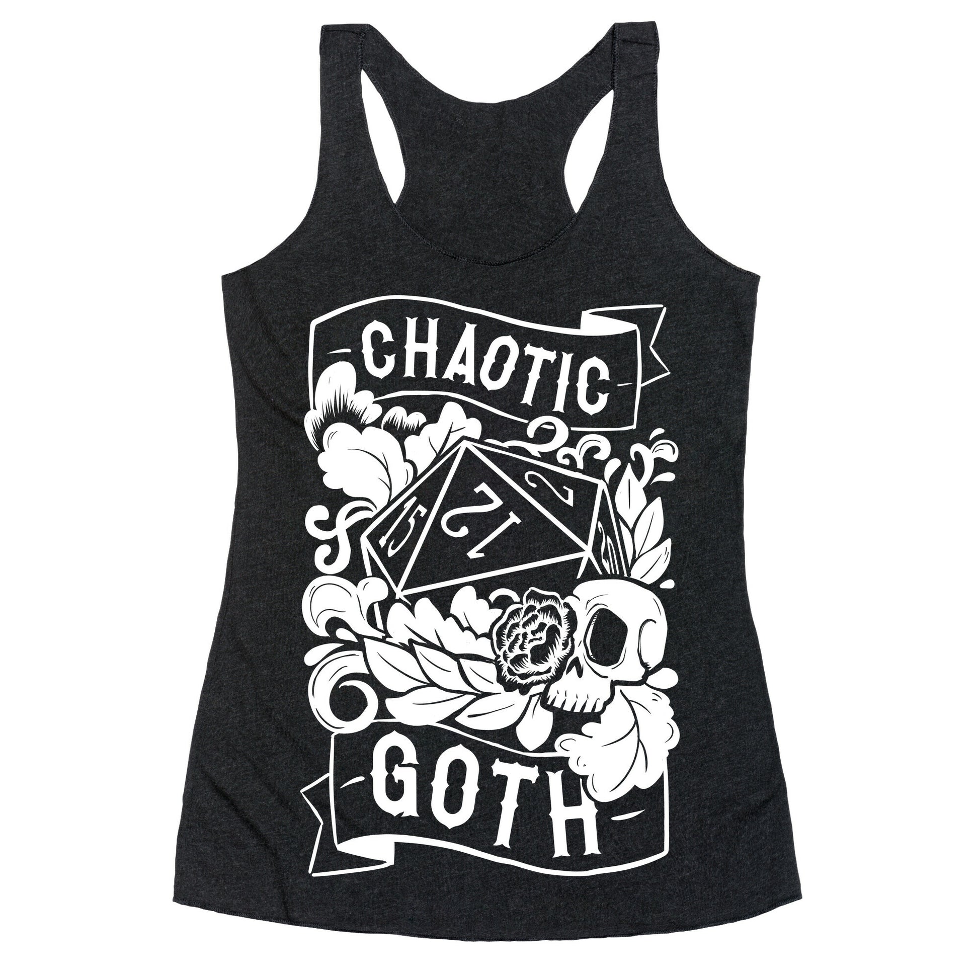 Chaotic Goth Racerback Tank