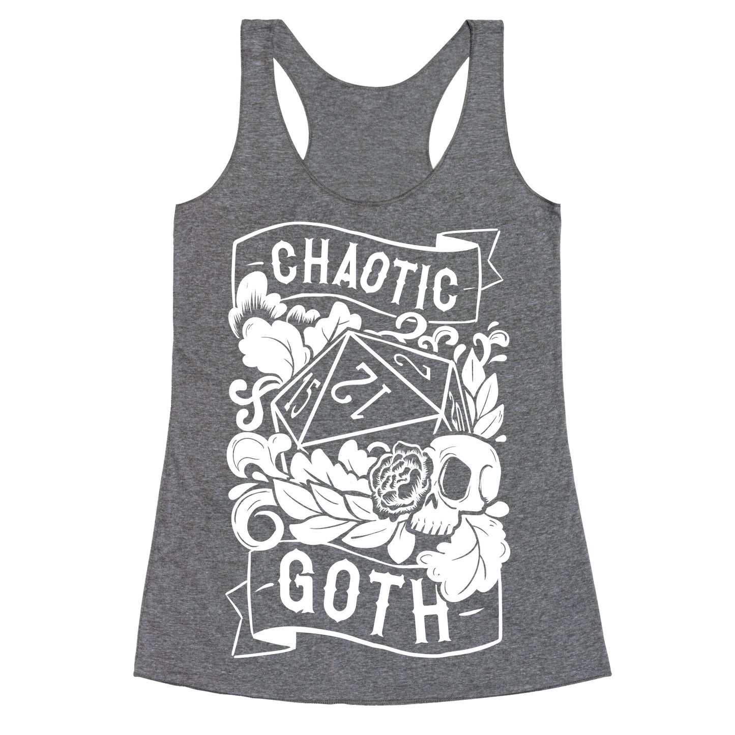 Chaotic Goth Racerback Tank