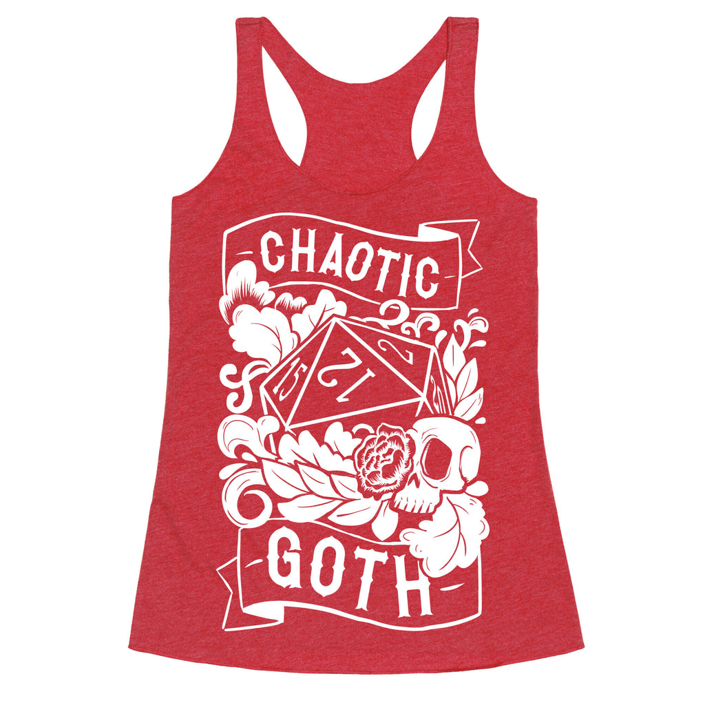 Chaotic Goth Racerback Tank