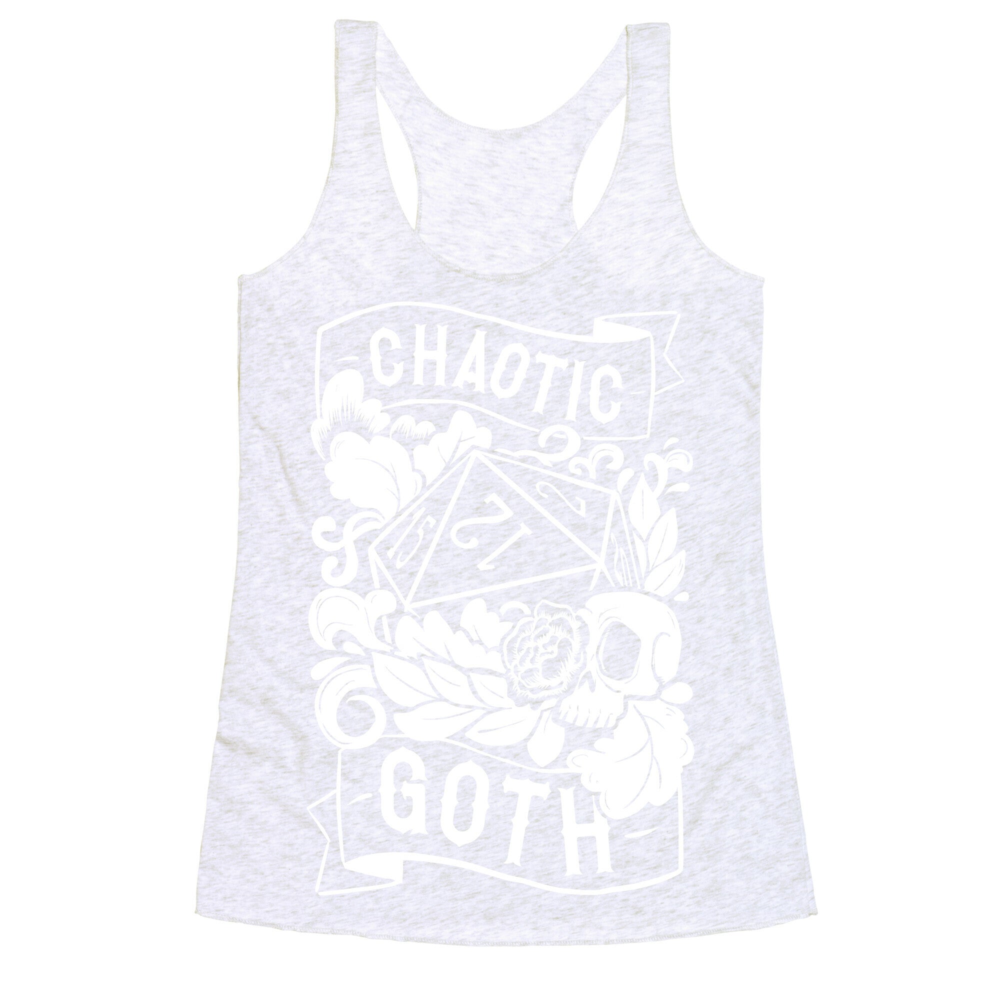 Chaotic Goth Racerback Tank
