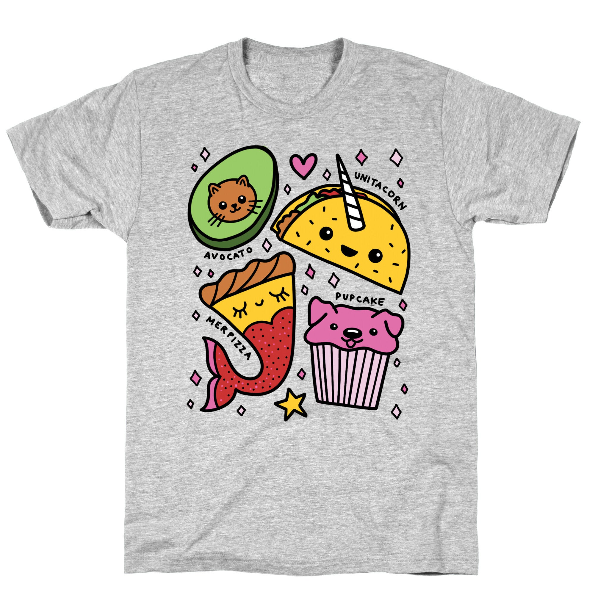 Cute Food Mashups T-Shirt